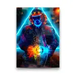 Magnetic Power - Rectangle Glass Art