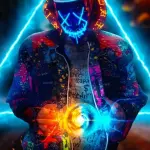 Magnetic Power - Rectangle Glass Art