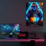 Magnetic Power - Rectangle Glass Art