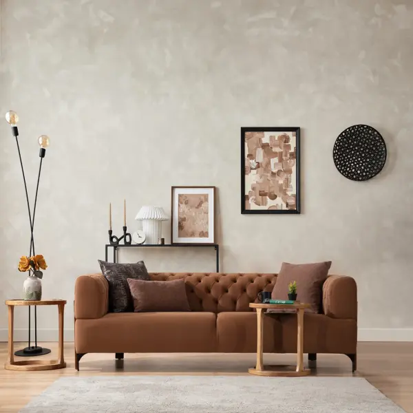 Cratos Wood Sofa Set (3+3+1+1)