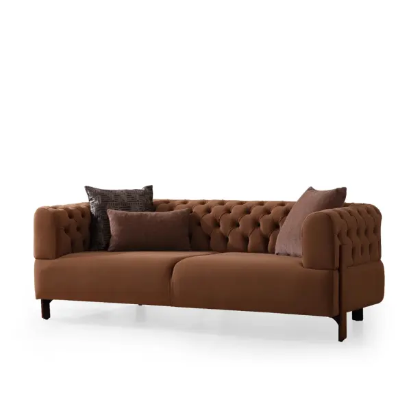 Cratos Wood Sofa Set (3+3+1+1)