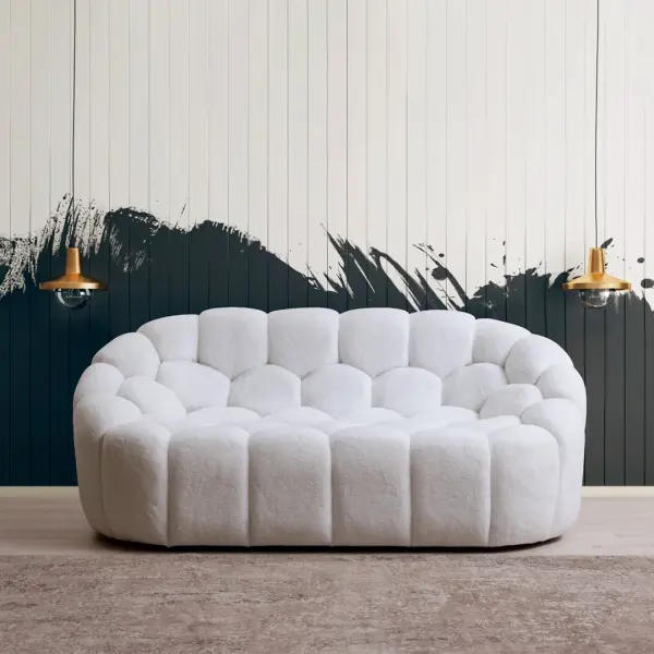 Balloon Style Sofa Set (3+3+1)