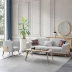 Valeria Hazeran Sofa Set (3+3+1+1)
