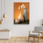 Vase Illustration - Rectangle Glass Art