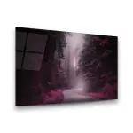 Purple Color of Nature - Horizontal Glass Art