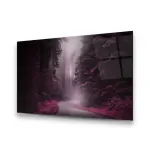 Purple Color of Nature - Horizontal Glass Art