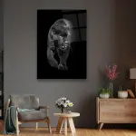 Puma - Rectangle Glass Art