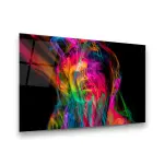 Abstract Thought Flood - Horizontal Glass Art