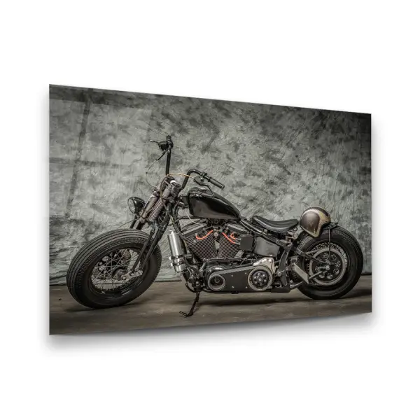 Harley Davidson - Horizontal Glass Art