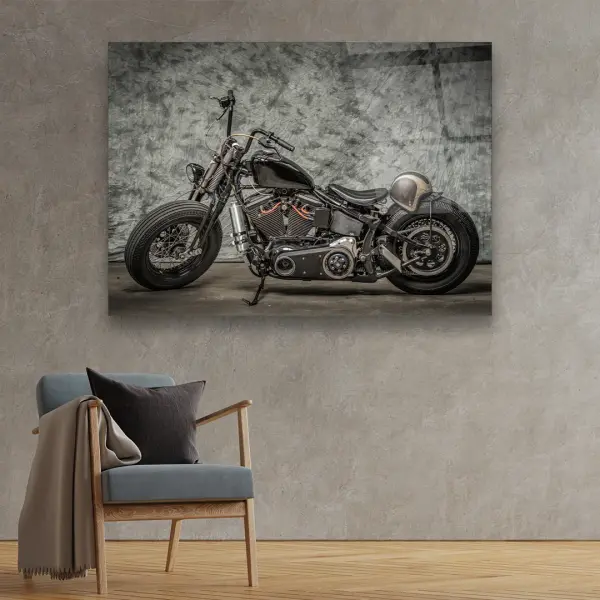 Harley Davidson - Horizontal Glass Art