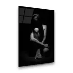 Melancholy - Rectangle Glass Art