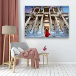 Old City - Horizontal Glass Art