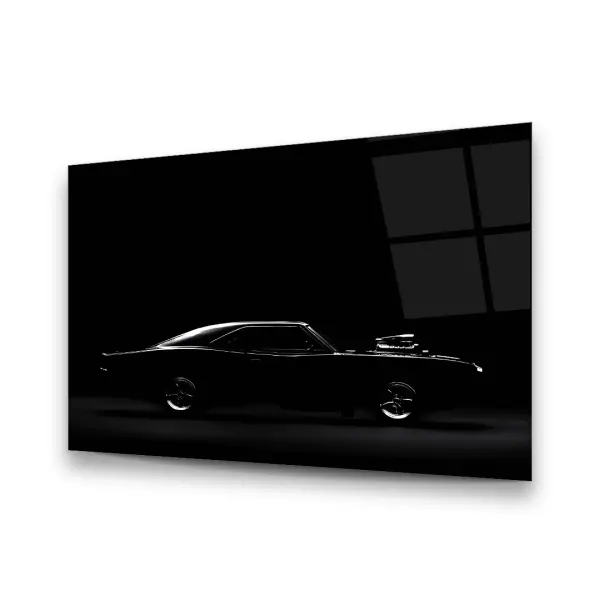 Dodge Car - Horizontal Glass Art