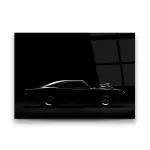 Dodge Car - Horizontal Glass Art