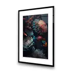 Underwater Flowers - Rectangle Glass Art