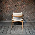 Walnut Shirted Chair