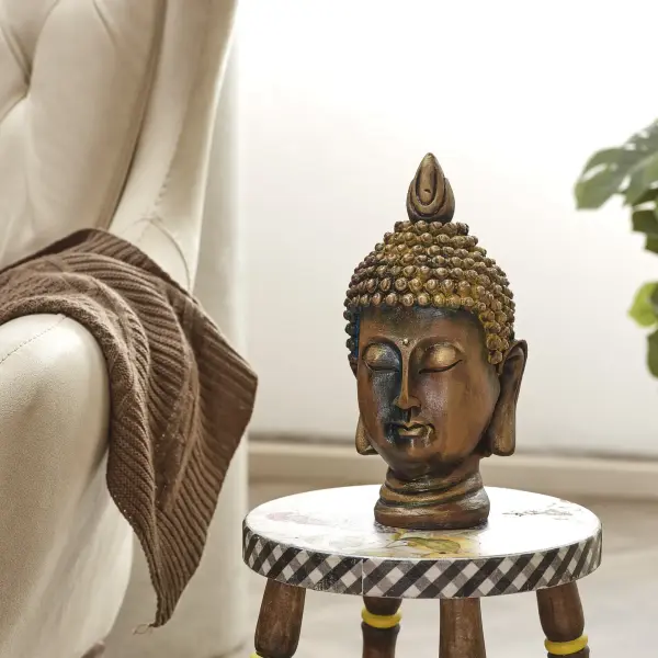 Gautama Buddha Sculpture 12.9" (Handmade)
