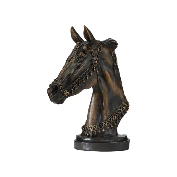 Horse Head Statue 13.8" (Handmade)