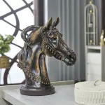 Horse Head Statue 13.8" (Handmade)