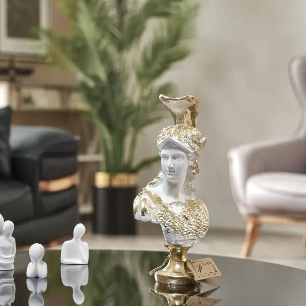 Decorative Ancient Greek Mythology Athena Bust - Statues (Handmade)
