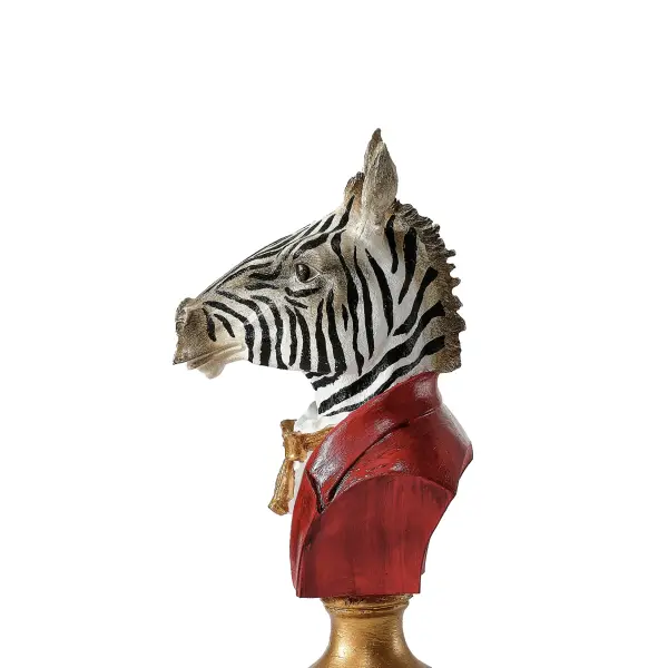 ZEBRA Statue 13.7" (Handmade)