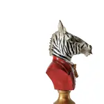 ZEBRA Statue 13.7" (Handmade)