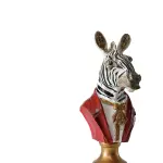 ZEBRA Statue 13.7" (Handmade)