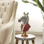 ZEBRA Statue 13.7" (Handmade)