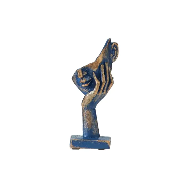 Face Mask Statue Sculpture Three-piece set 10,2" (Handmade)