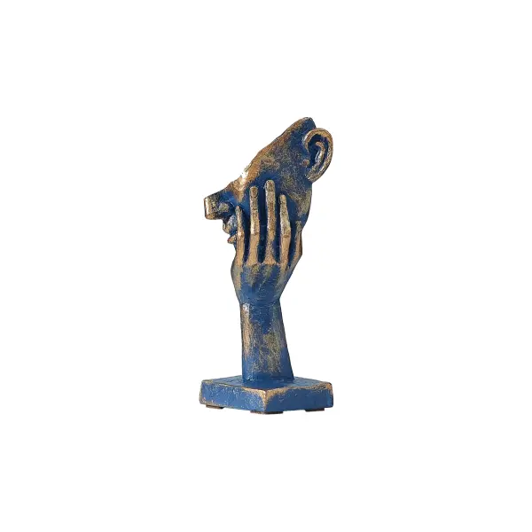 Face Mask Statue Sculpture Three-piece set 10,2" (Handmade)