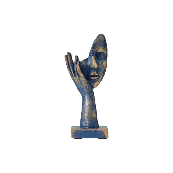 Face Mask Statue Sculpture Three-piece set 10,2" (Handmade)