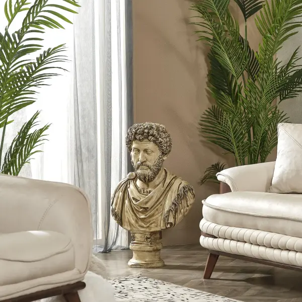 Tumbled Giant Marcus Sculpture - Statues (Handmade)