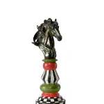 Large Chess Piece Sculpture Three-piece set 15.7" (Handmade)