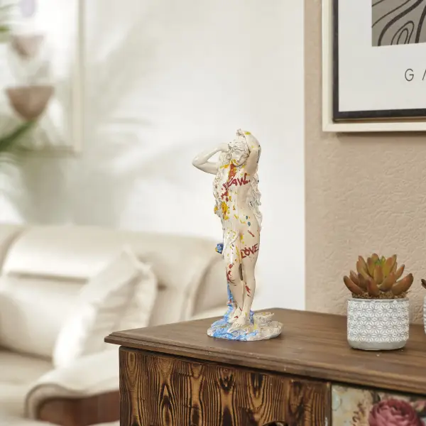 Column Girl Sculpture - Statues (Handmade)