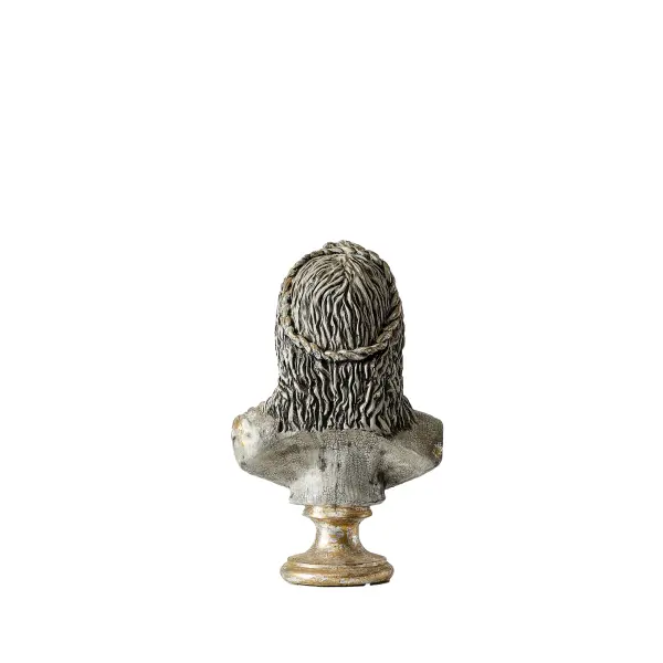 Zeus Bust Sculpture - Statue 14.1" (Handmade)