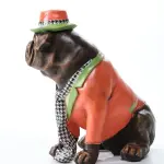 Stylish Bulldog in Suit Sculpture (Handmade)