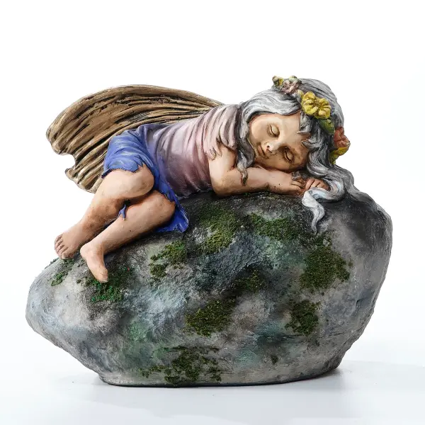 Sleeping Fairy Sculpture  - Statues (Handmade)