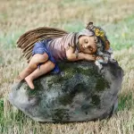 Sleeping Fairy Sculpture  - Statues (Handmade)