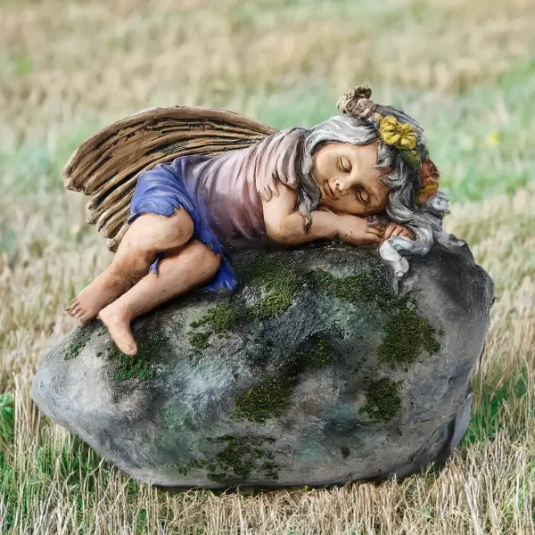 Sleeping Fairy Sculpture  - Statues (Handmade)