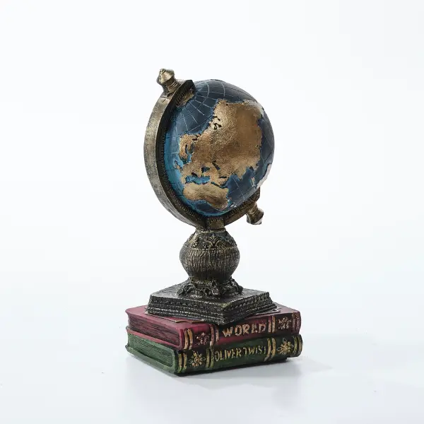 World Globe Sculpture 10.6" (Handmade)