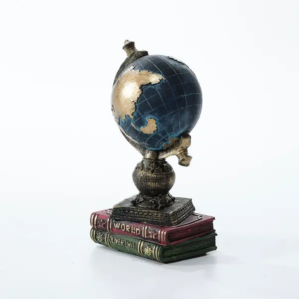 World Globe Sculpture 10.6" (Handmade)