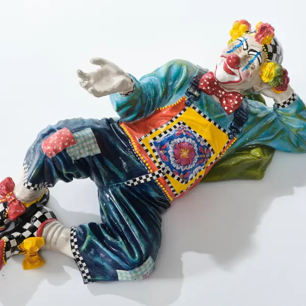 Ferozzi  Cosy Clown Sculpture - Statues (Handmade)