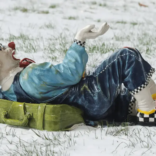 Ferozzi  Cosy Clown Sculpture - Statues (Handmade)