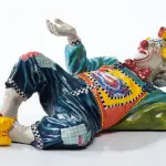 Ferozzi  Cosy Clown Sculpture - Statues (Handmade)