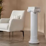 Ferozzi Elegant Corinthian Column Pedestal  (Handmade)