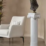 Ferozzi Elegant Corinthian Column Pedestal  (Handmade)