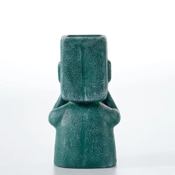 I Didn't See, I Didn't Hear, I Don't Know Flower Pot (Handmade)