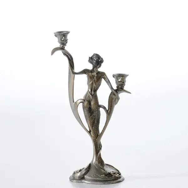 Fairy Decorated double-headed Candlestick - (Handmade)