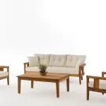 Rose Iroko Garden and Patio Seating Set