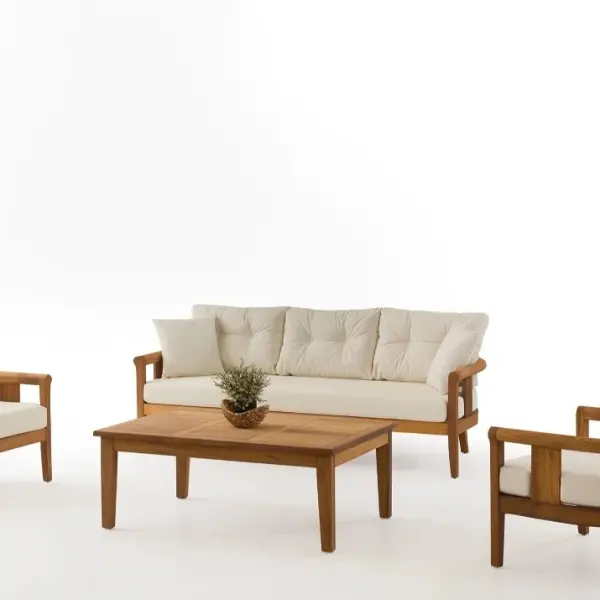 Rose Iroko Garden and Patio Seating Set
